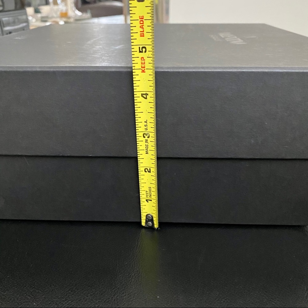 AUTH VALENTINO GARAVANI BLACK SHOE BOX - Picture 10 of 12